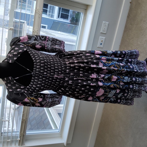 Anthropologie Dasha Smocked Midi Dress - MP - Picture 5 of 15